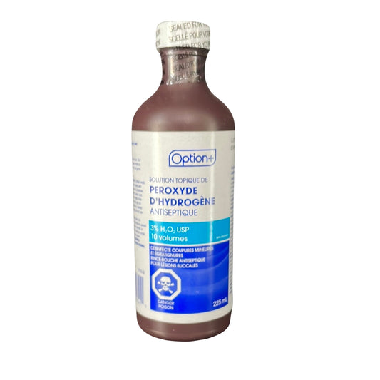 Option+ - Peroxyde d'hydrogene 225mL