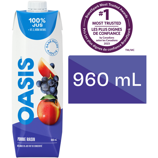 OASIS, 100% Jus, 960 ml (variété)